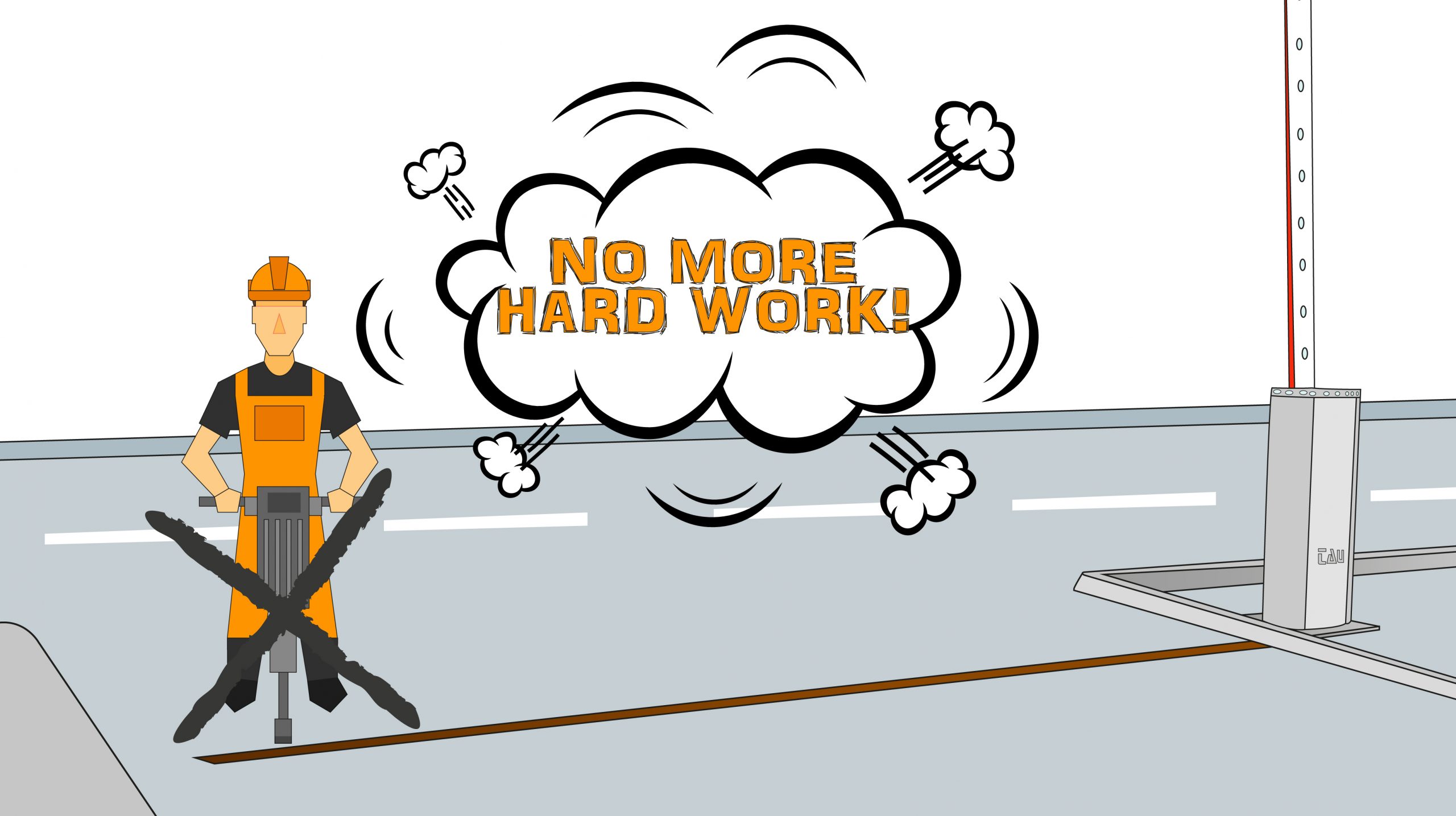 No more hard work